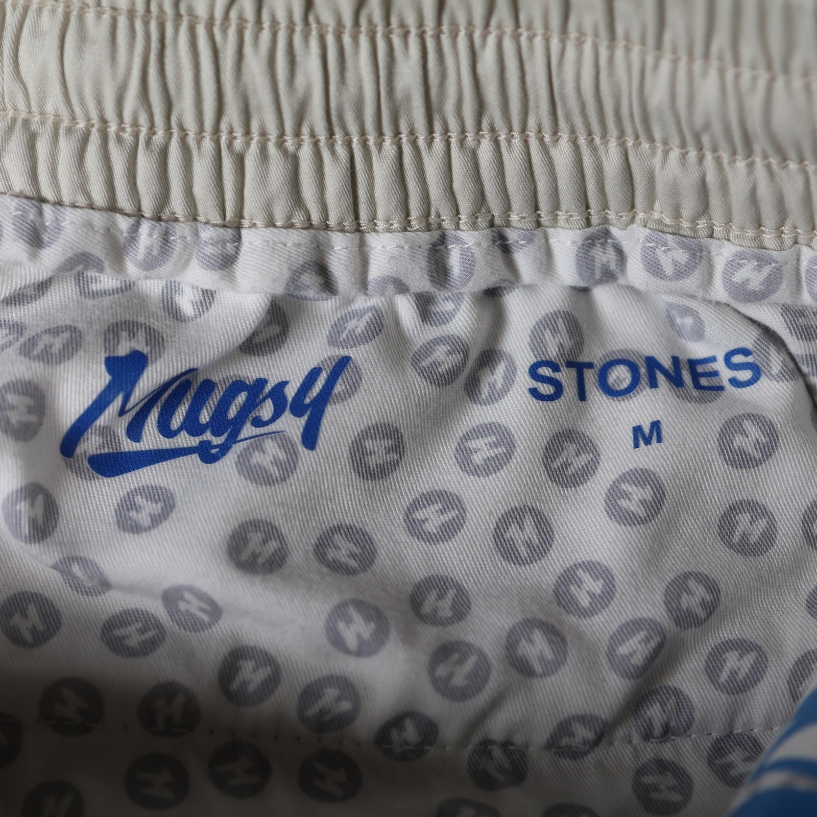Mugsy Stones Pants Mens 30×27 Medium Beige Stretch Chino Preppy Casual Elastic