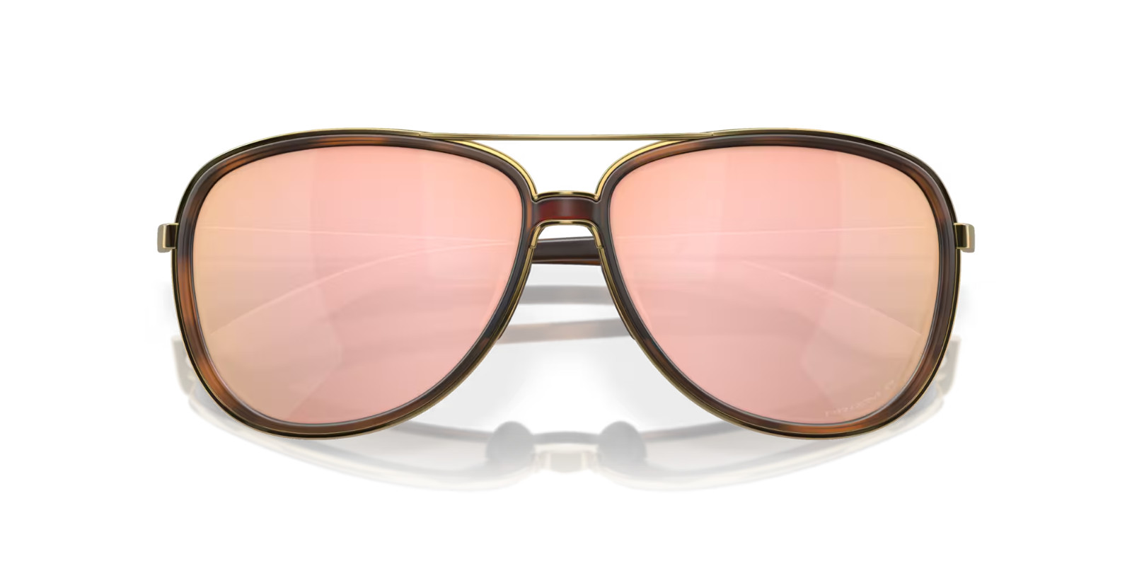 Oakley Sunglasses Split Time OO4129-1458 Tortoise / PRIZM Rose Gold POLARIZED