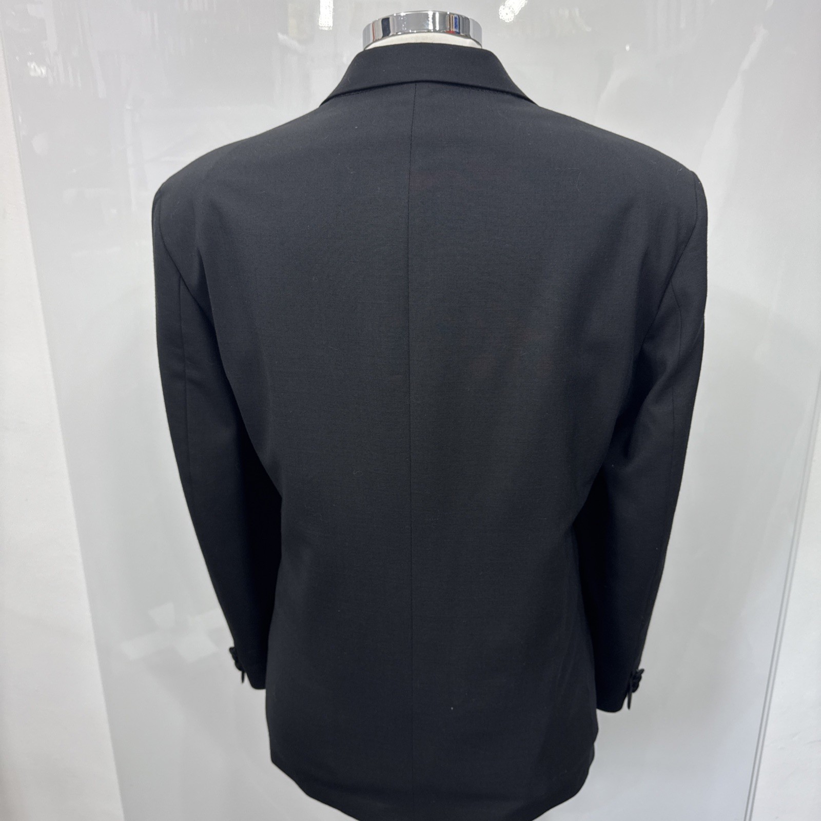 M&S TAILORING Black Wool Blend Regular Fit Dinner Tuxedo Jacket C44S
