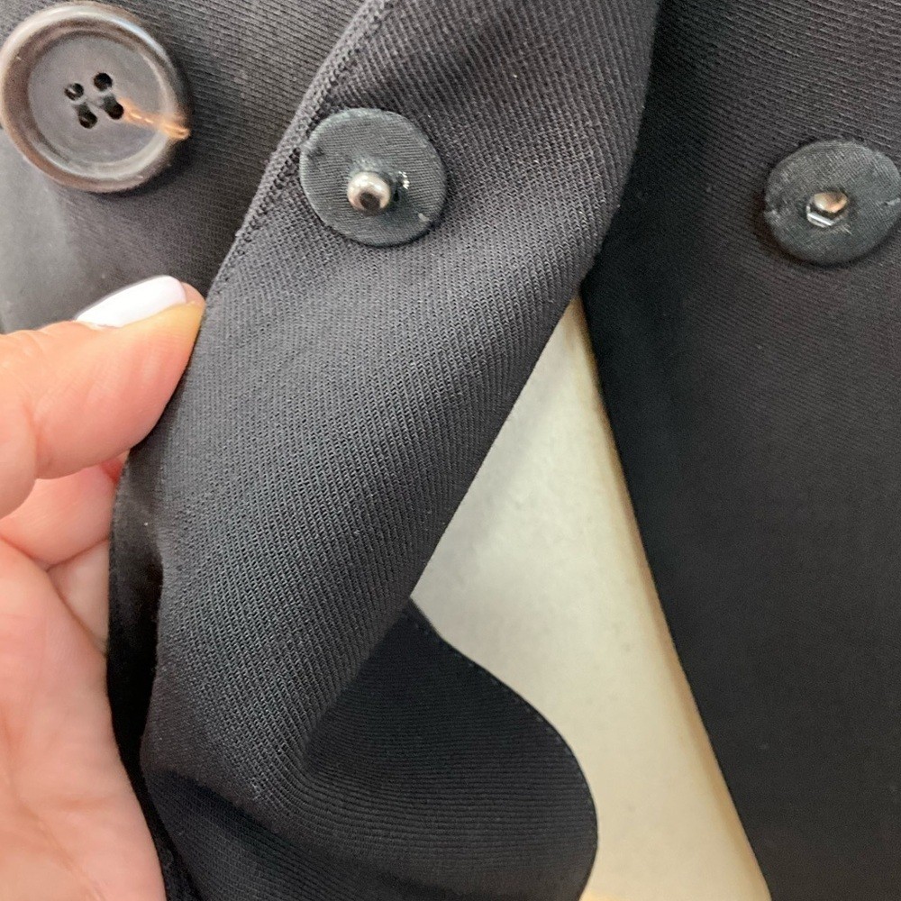 Brunello CUCINELLI Black Blazer Monili Lapel Size IT 42 US 6 Evening Business
