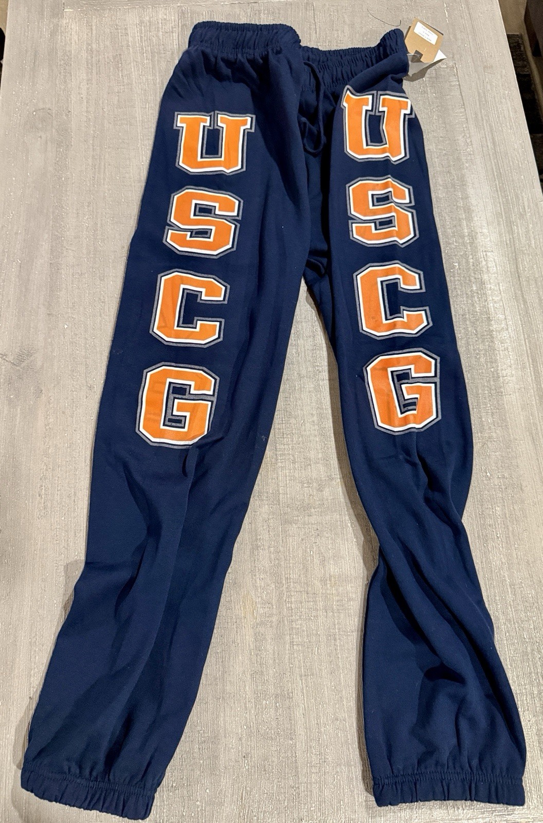UNITED STATES COAST GUARD “USCG” Blue Sweatpants Sz L / Large – NWT – MV Sport