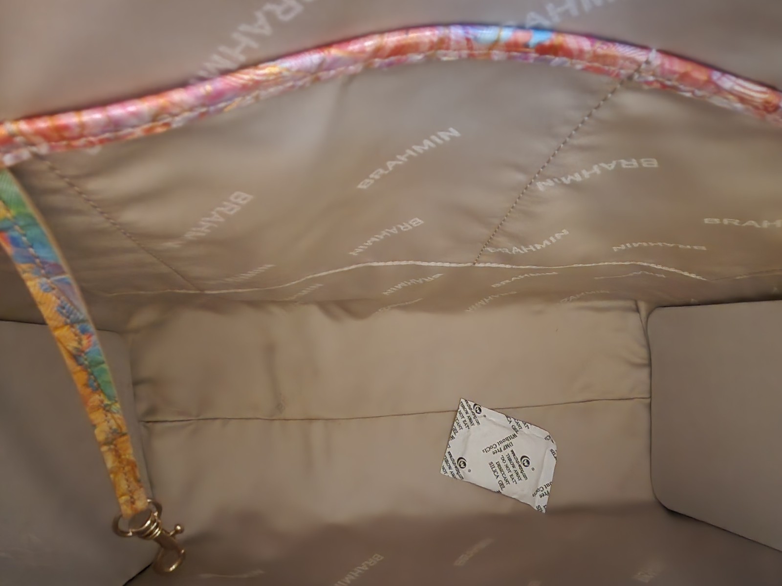 “NWT” Brahmin Large Duxbury Satchel/Shoulder Bag in Saltwater Taffy Melbourne