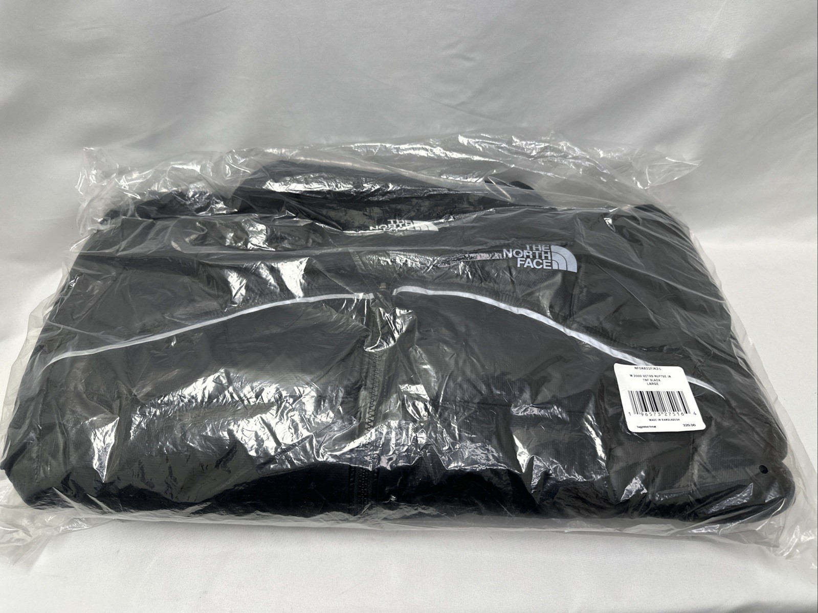 The North Face Retro Nuptse 2000 – 700-Down Jacket – Black – Size Large