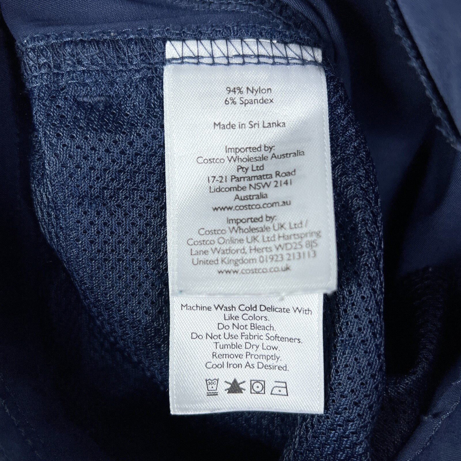 Eddie Bauer Women’s Rainier Guide Pro Capri Pants 6 Navy Blue Nylon Spandex
