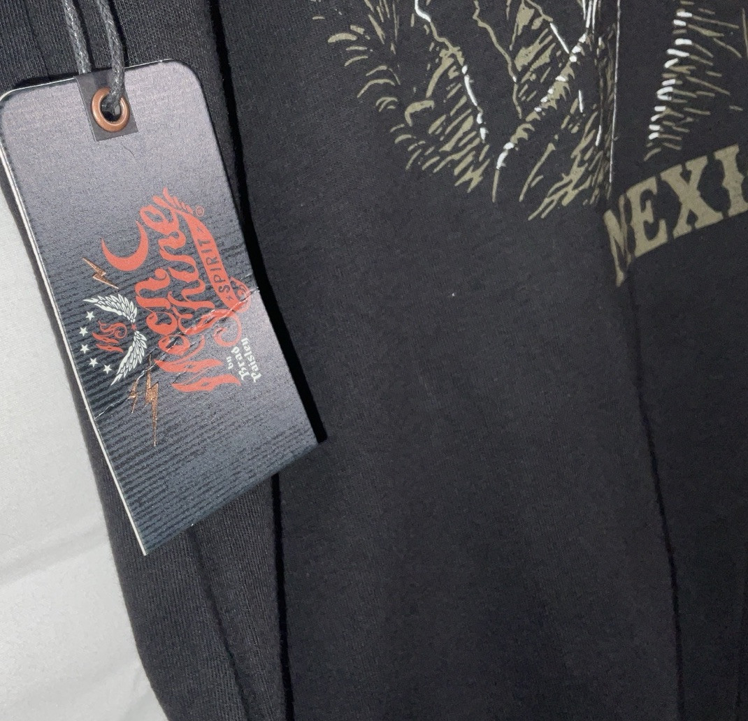 NWT Men’s Brad Paisley Moon Shine Spirit Orgullo Mexicano Black T-shirt Medium