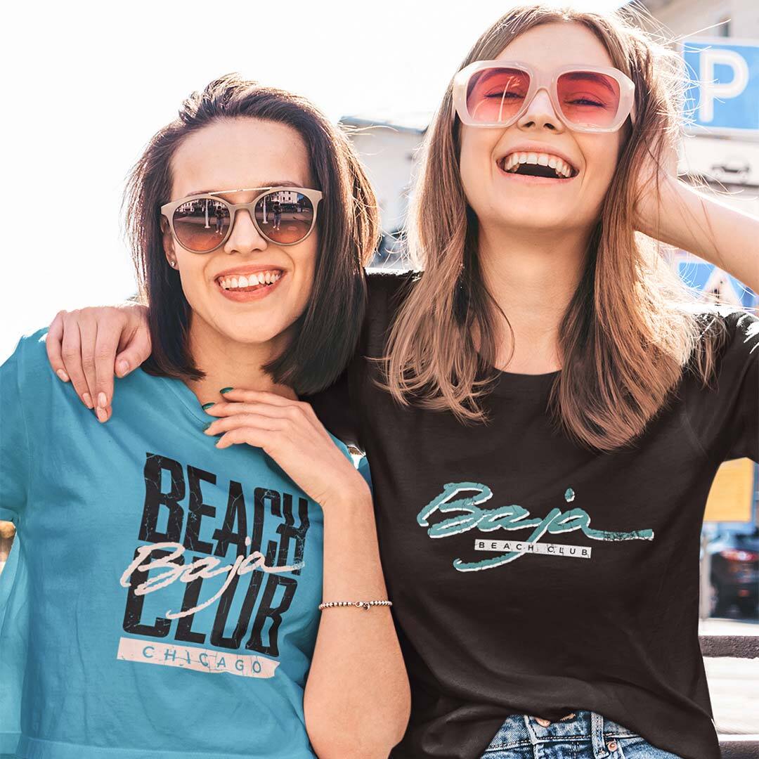 Baja Beach Club Unisex Retro T-shirt – Bygone Brand Tees