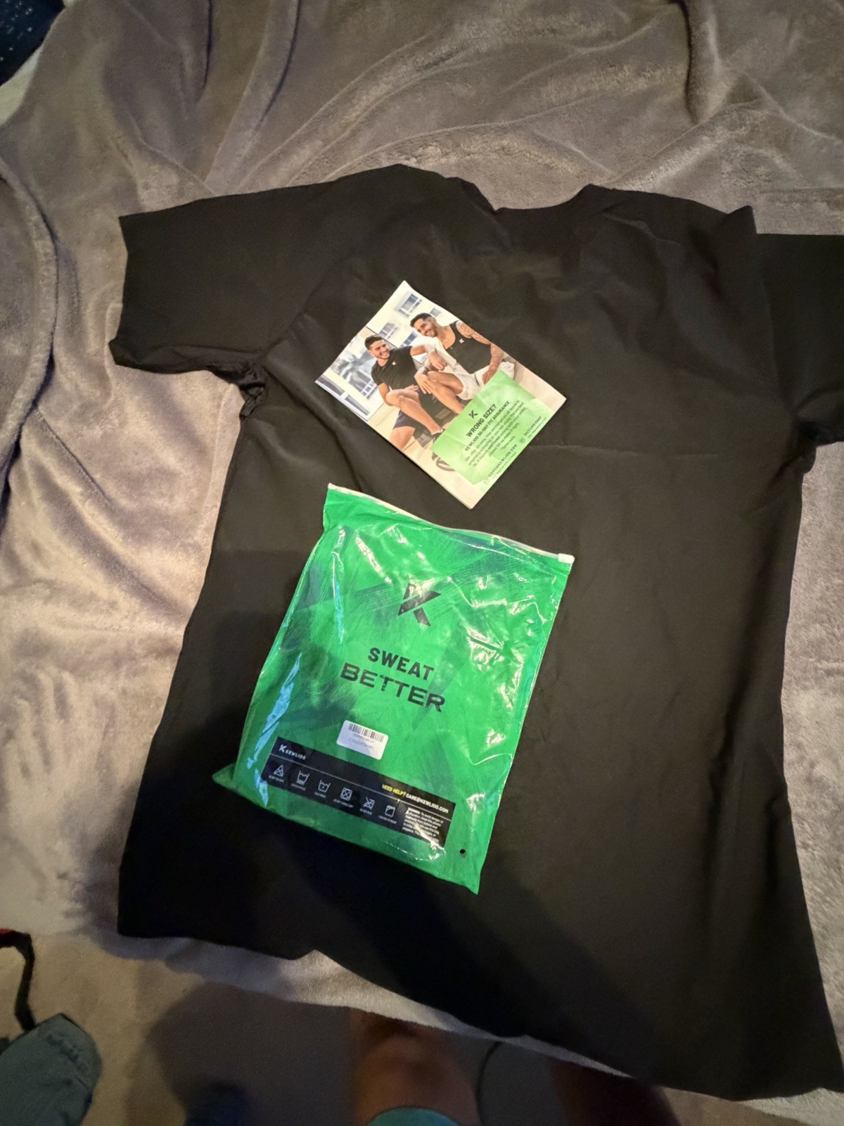Kewlioo Mens Sauna Shirt Sweat Enhancing Workout Compression Tee Black 3XL