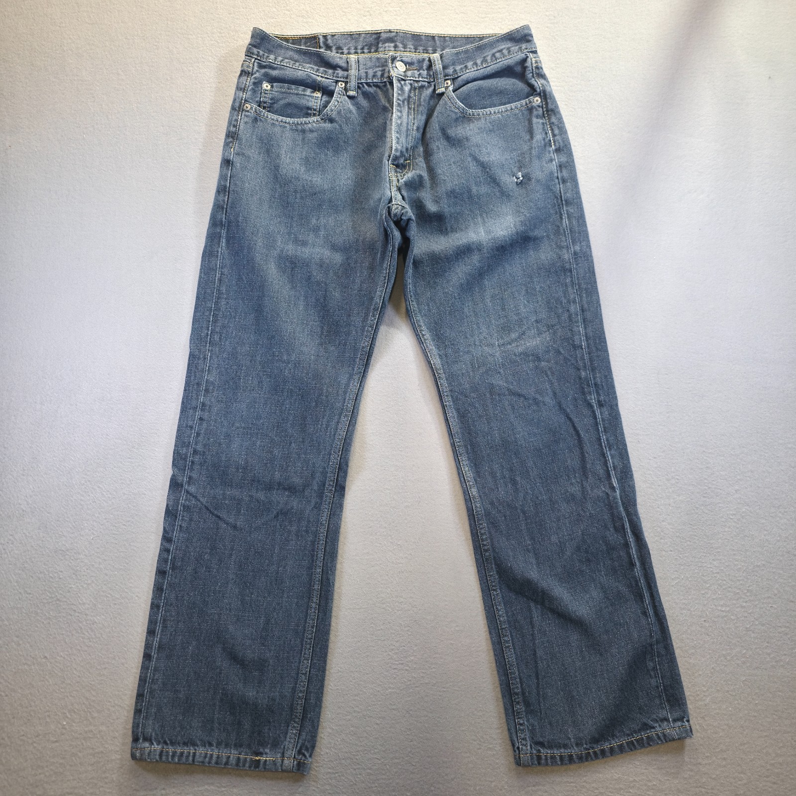 Levi’s 559 Men’s Denim Straight Leg Blue Jeans Size 34×32 Actual 33×30
