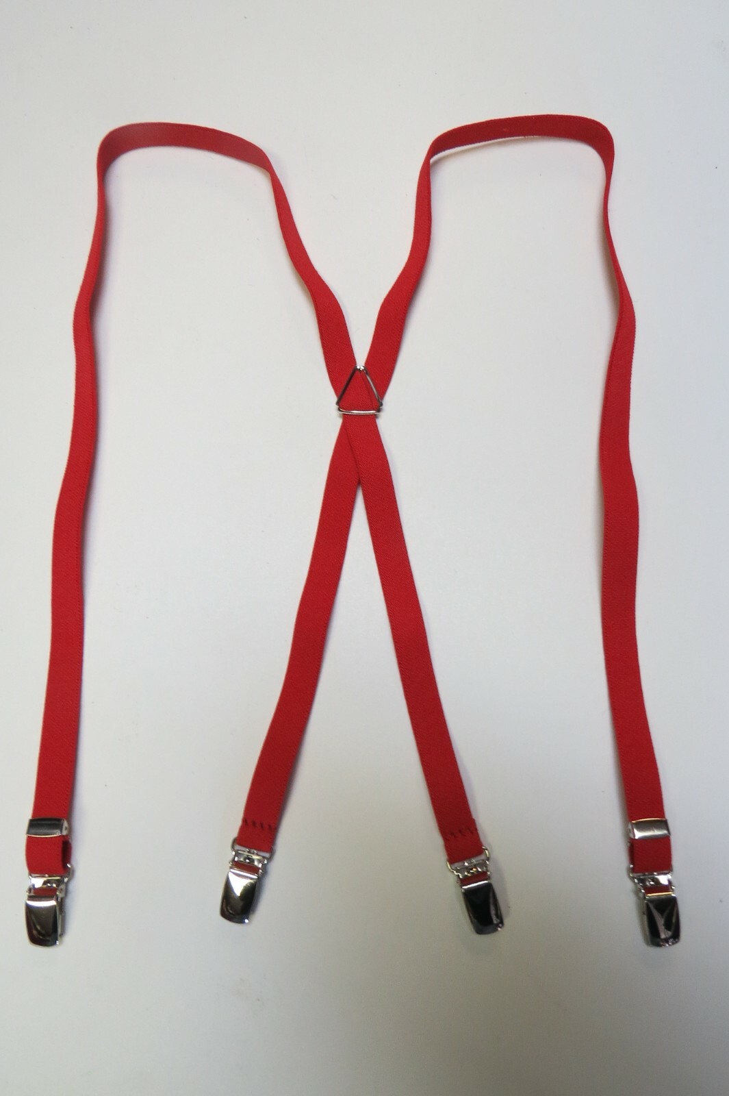 1/2″ Wide Suspenders X Style.Many Colors. CHROMED Stainless CLIPS Made in USA
