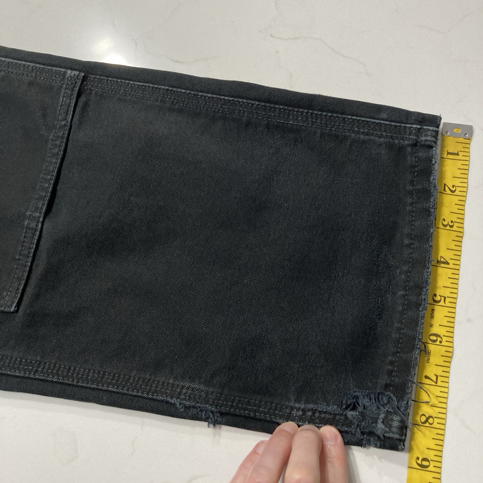 Carhartt B01 BLK Double Knee Work Pants Mens 31×32 (Fits 30×31) Distressed