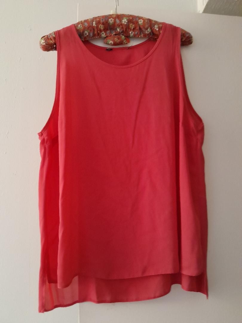 LADIES GORGEOUS SIZE 16 VIVID PINK VEST TOP – PERFECT CONDITION