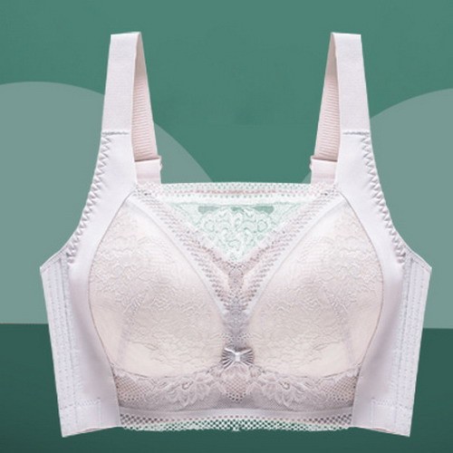 Women Bras Full coverage Wireless Floral thin Push up Plus Size Underwear 33571