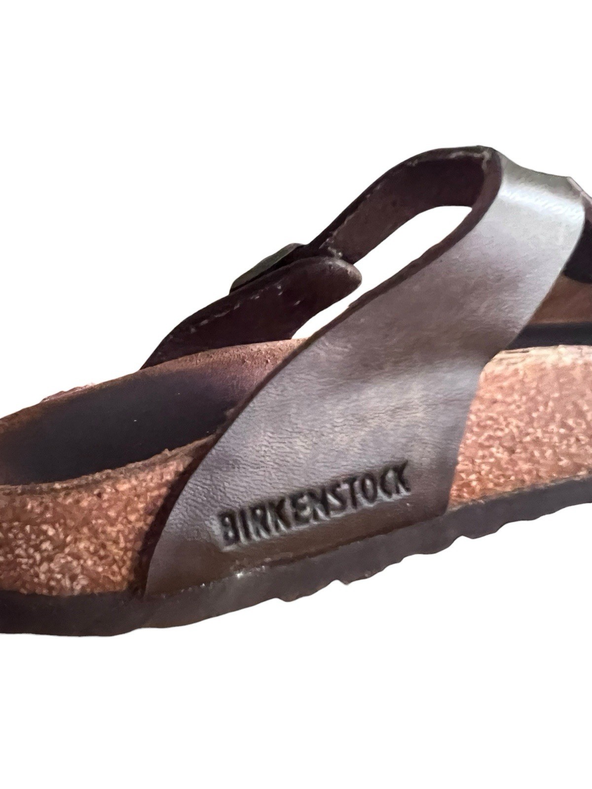 Birkenstock Gizeh Dark Brown Sandals Size 39 25mm Regular Wide Unisex Germany
