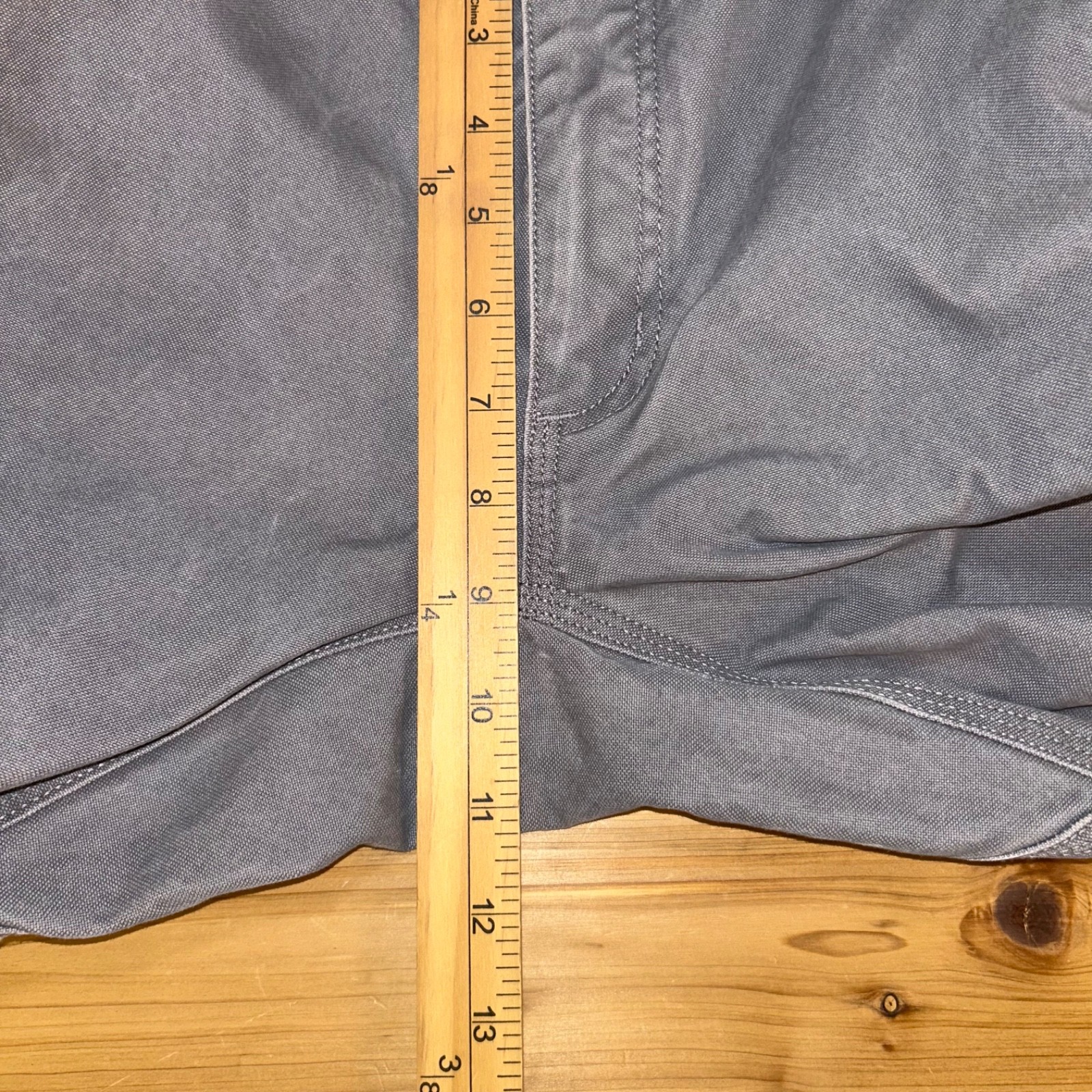 Mountain Khakis Pants Mens 32×32 Gray Slim Fit Straight Leg Hiking Pants