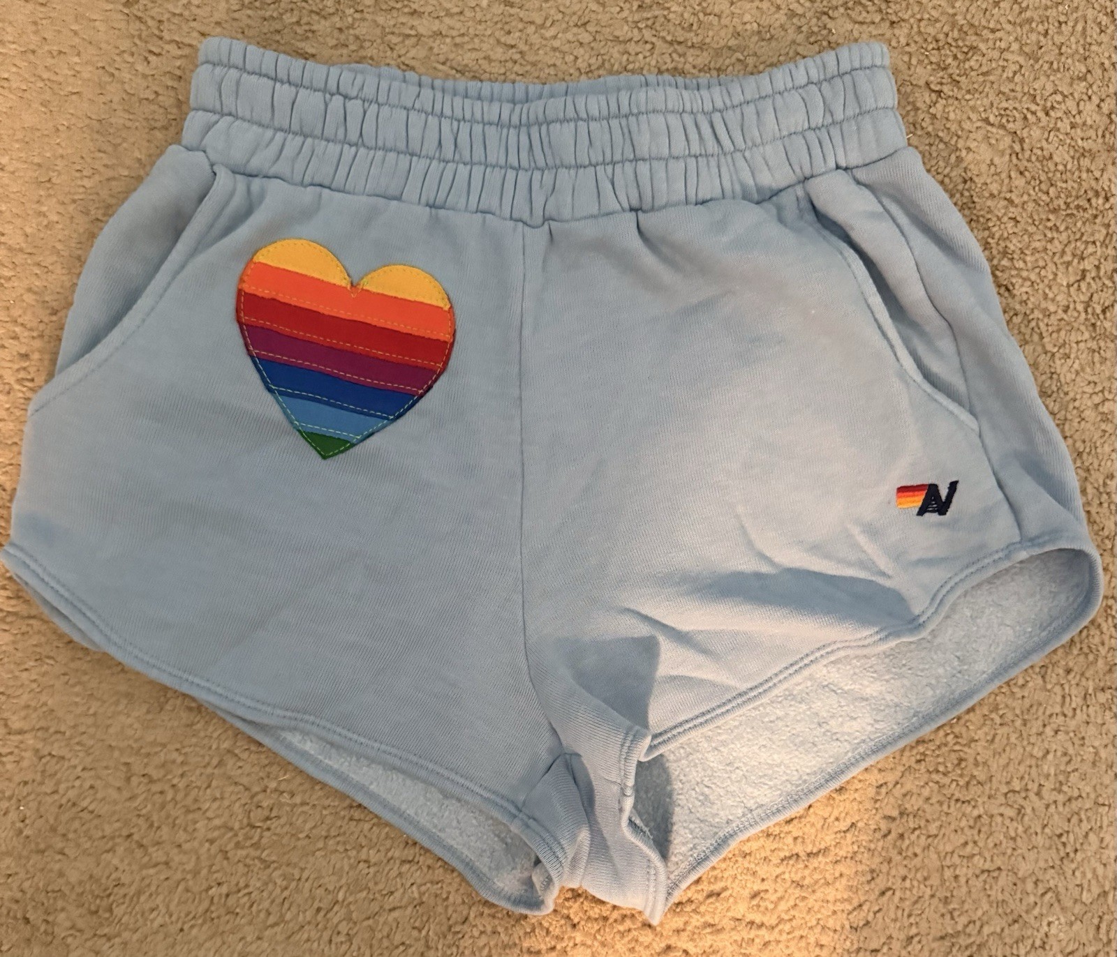 Aviator Nation Heart Shorts