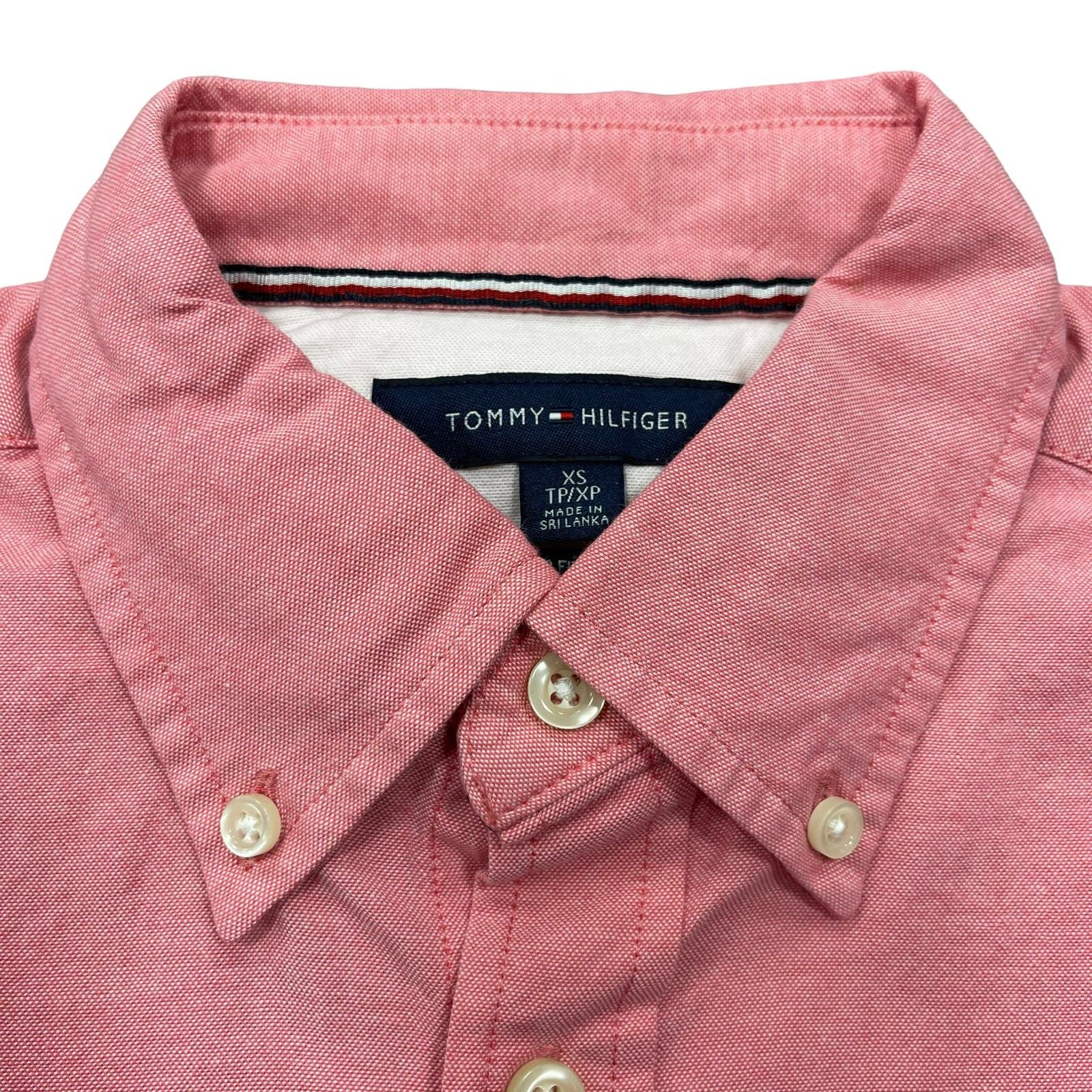 NWT Tommy Hilfiger Men’s Regular Fit Stretch Cotton Oxford Short Sleeve Shirt
