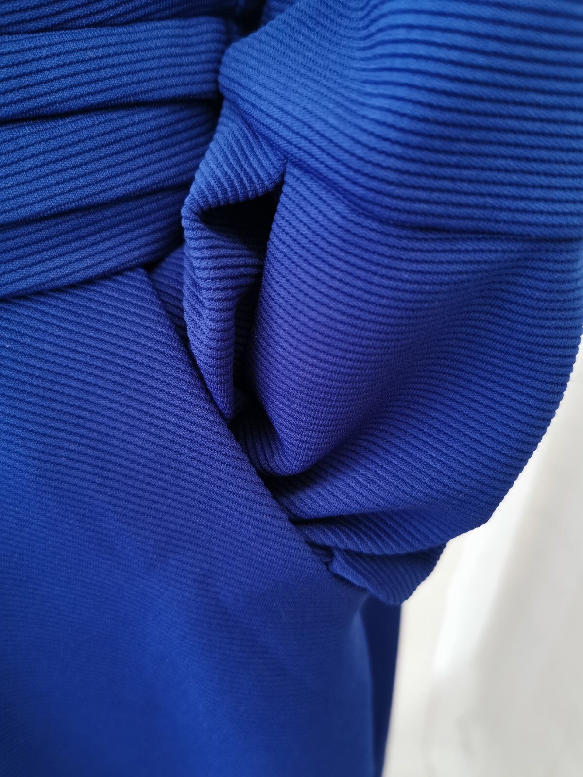 Jolie Moi Ladies Dress Bnwt Size 14 Royal Blue Lined 3/4 Sleeves Scoop Neck