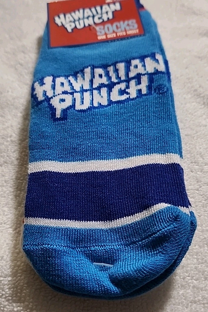 Hawaiian Punch Ankle Socks 2 Pairs One Size Fit Most Hawaiian Punch Socks