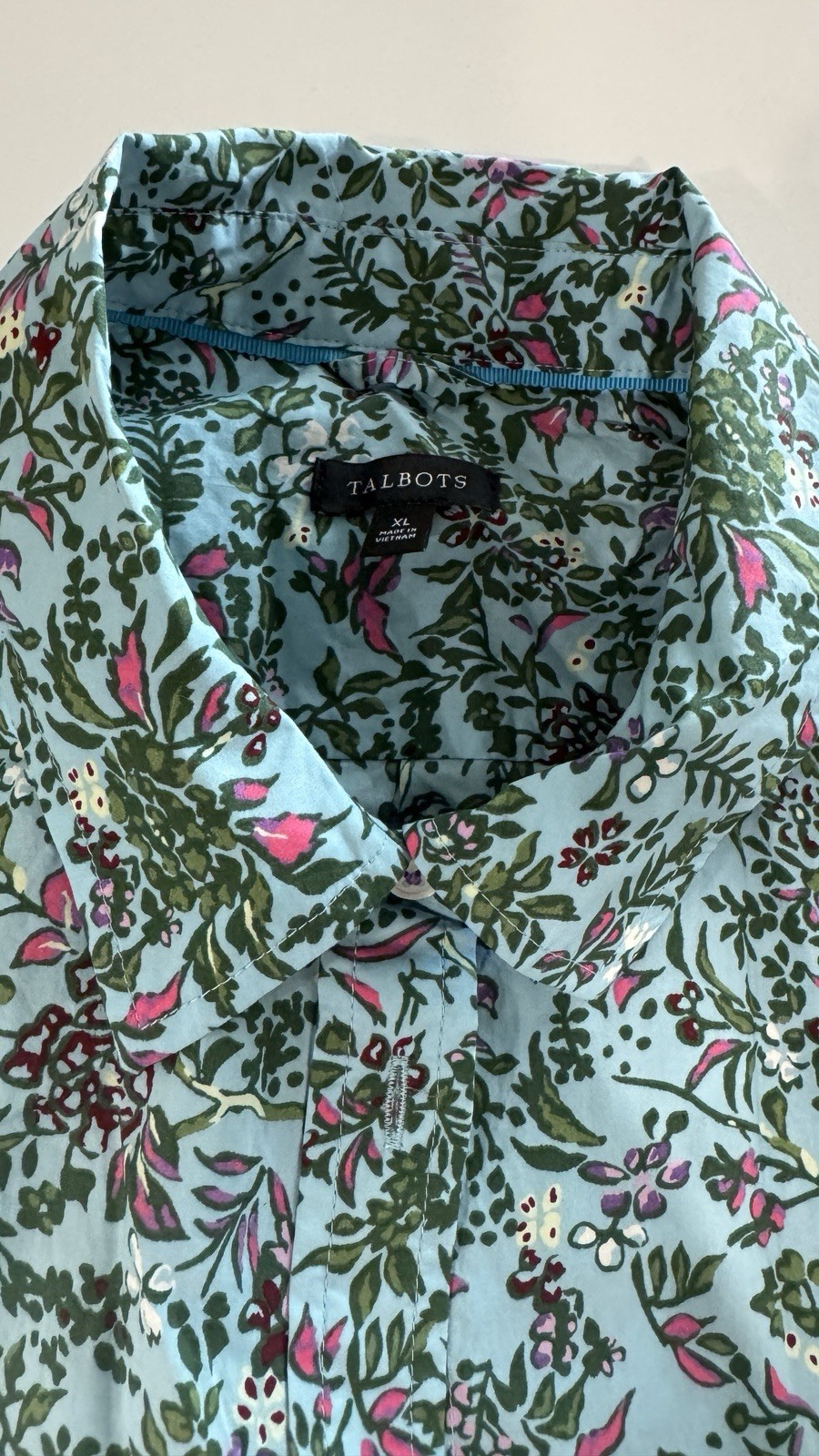 MODERN CLASSIC SHIRT – LEAFY FLORAL SIZE XL