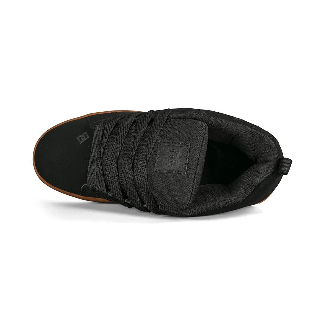 Men’s DC Court Graffik Black / Gum Skateboarding Shoe Size 9.5 BGM 300529 NEW