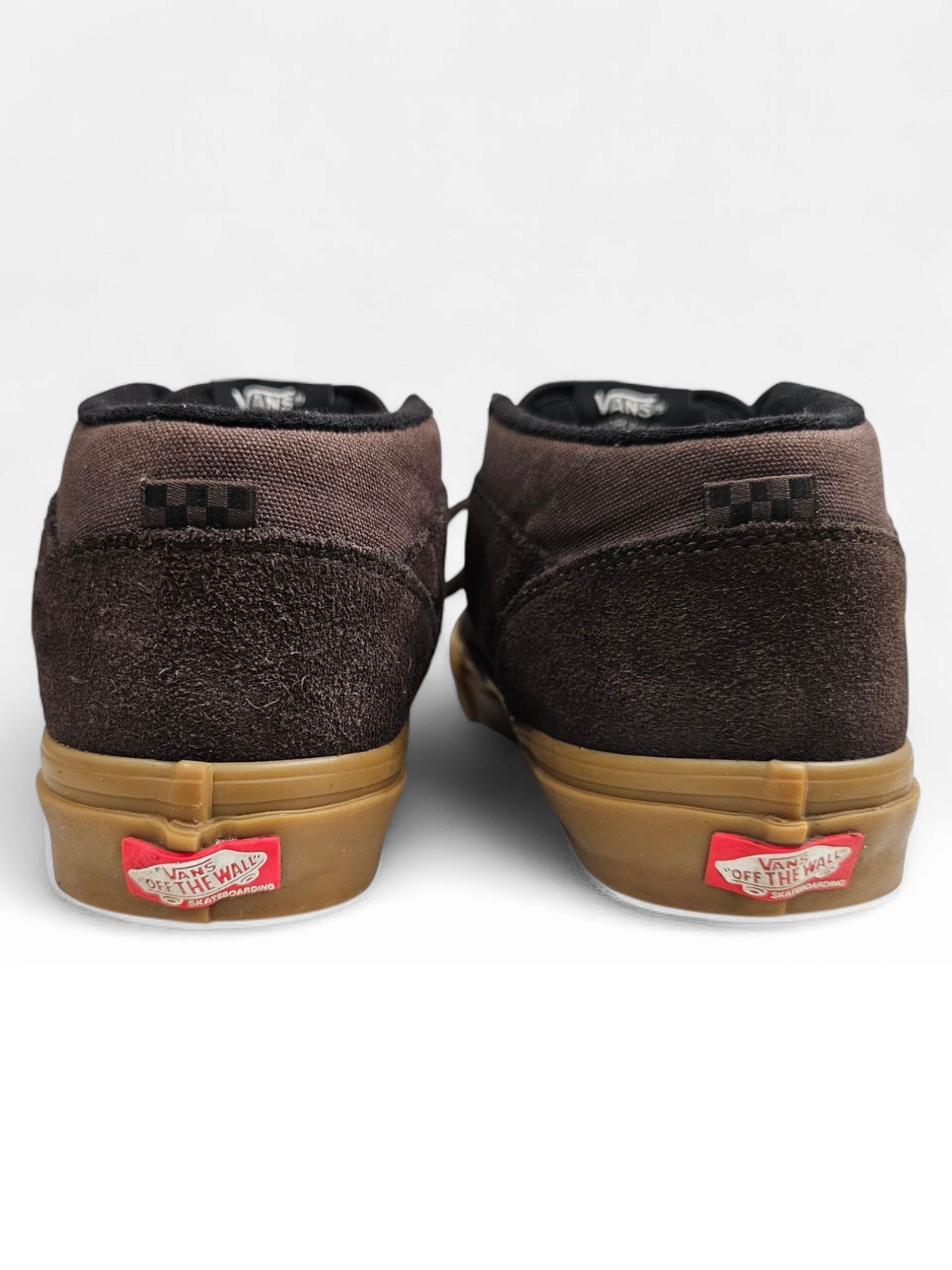 VANS Skate Men Half Cab Brown Gum Suede Low Sneakers 12M