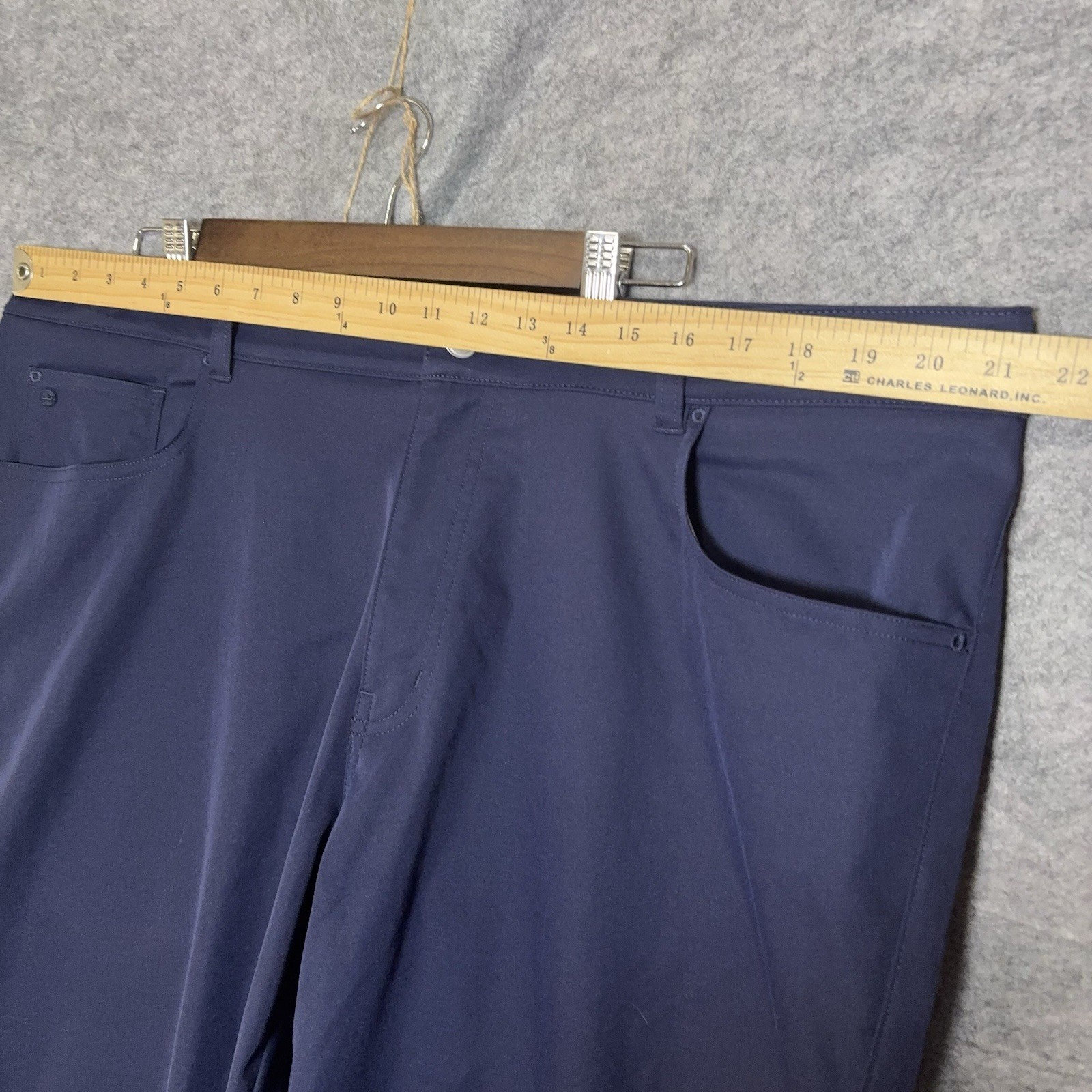 Peter Millar eb66 Pants Mens 40×30 Blue 2-Way Stretch Performance -SIZE NOTE