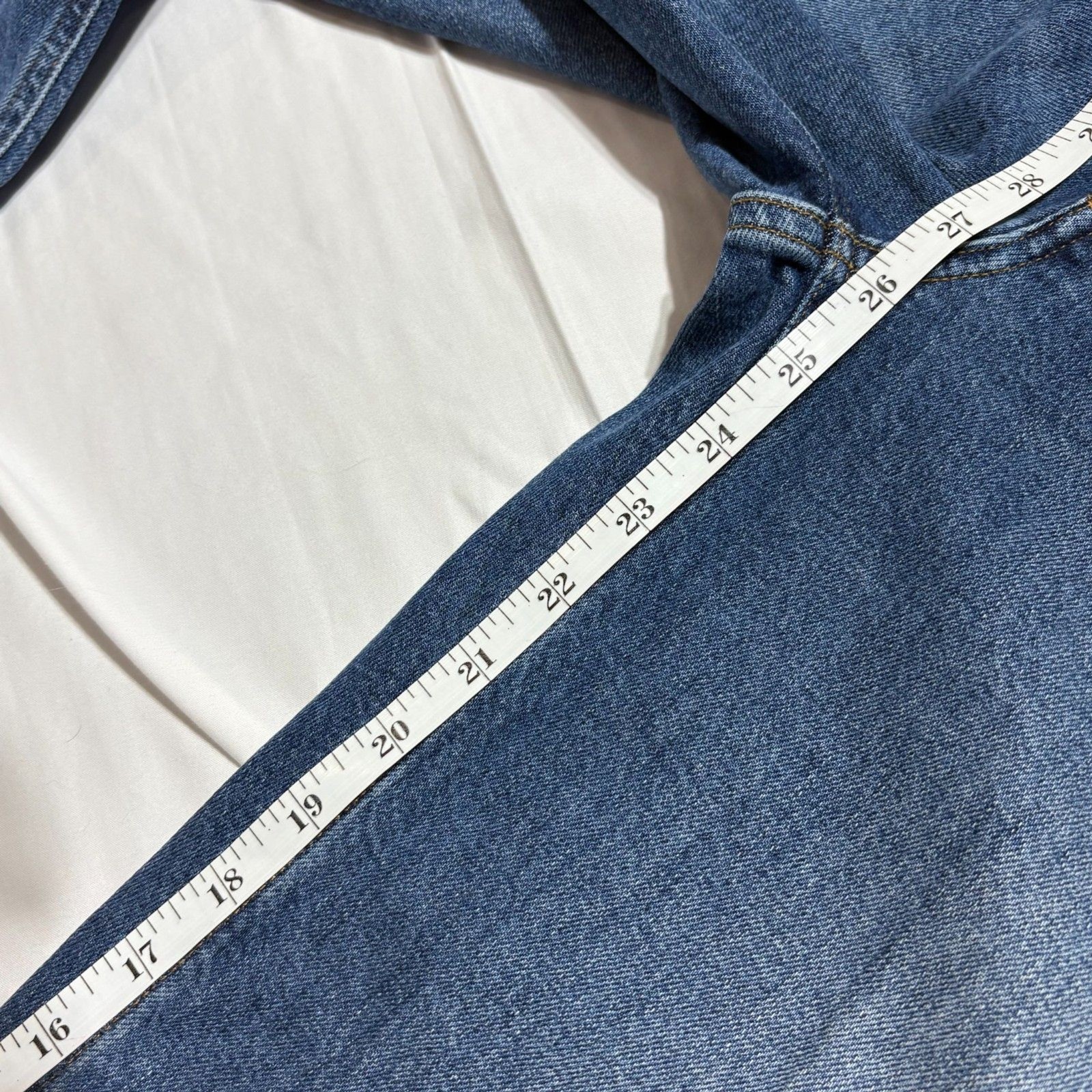 AGOLDE Kye Mid Rise Straight Leg Crop Jeans 28 Fits 30 Vintage Med Wash Raw Hem