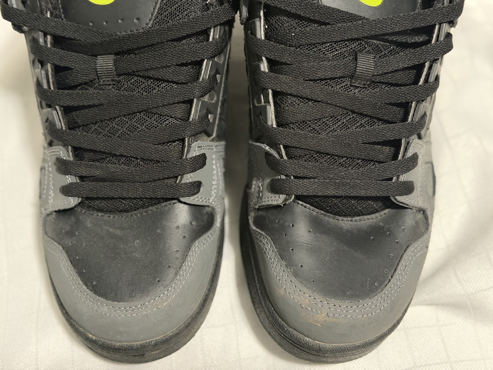 DVS Celsius size 12 Men’s black gray lime shoes in box USED