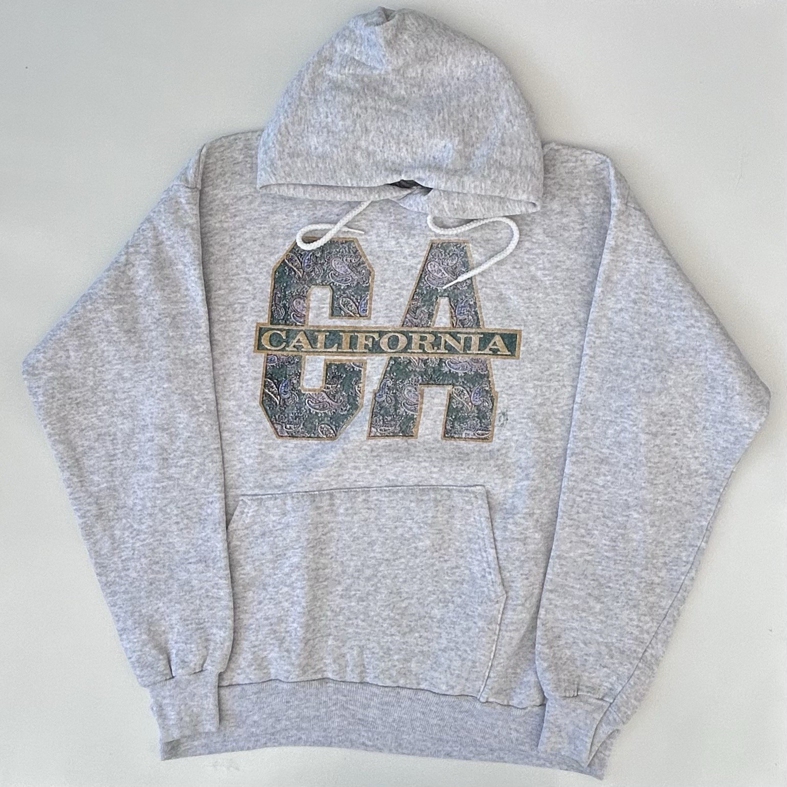 Vintage 90’s California West Coast Pullover Graphic Hoodie Made In USA Men’s M