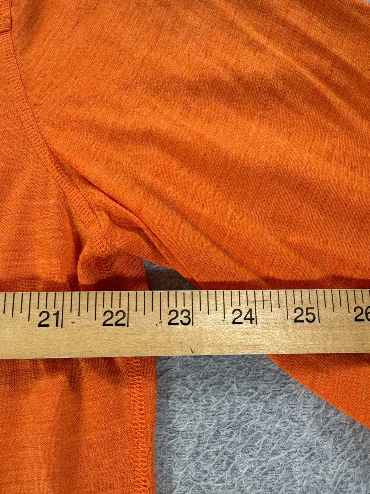 Paskho Merino Wool Long Sleeve Crew Base Shirt (Men’s 2XL) Orange
