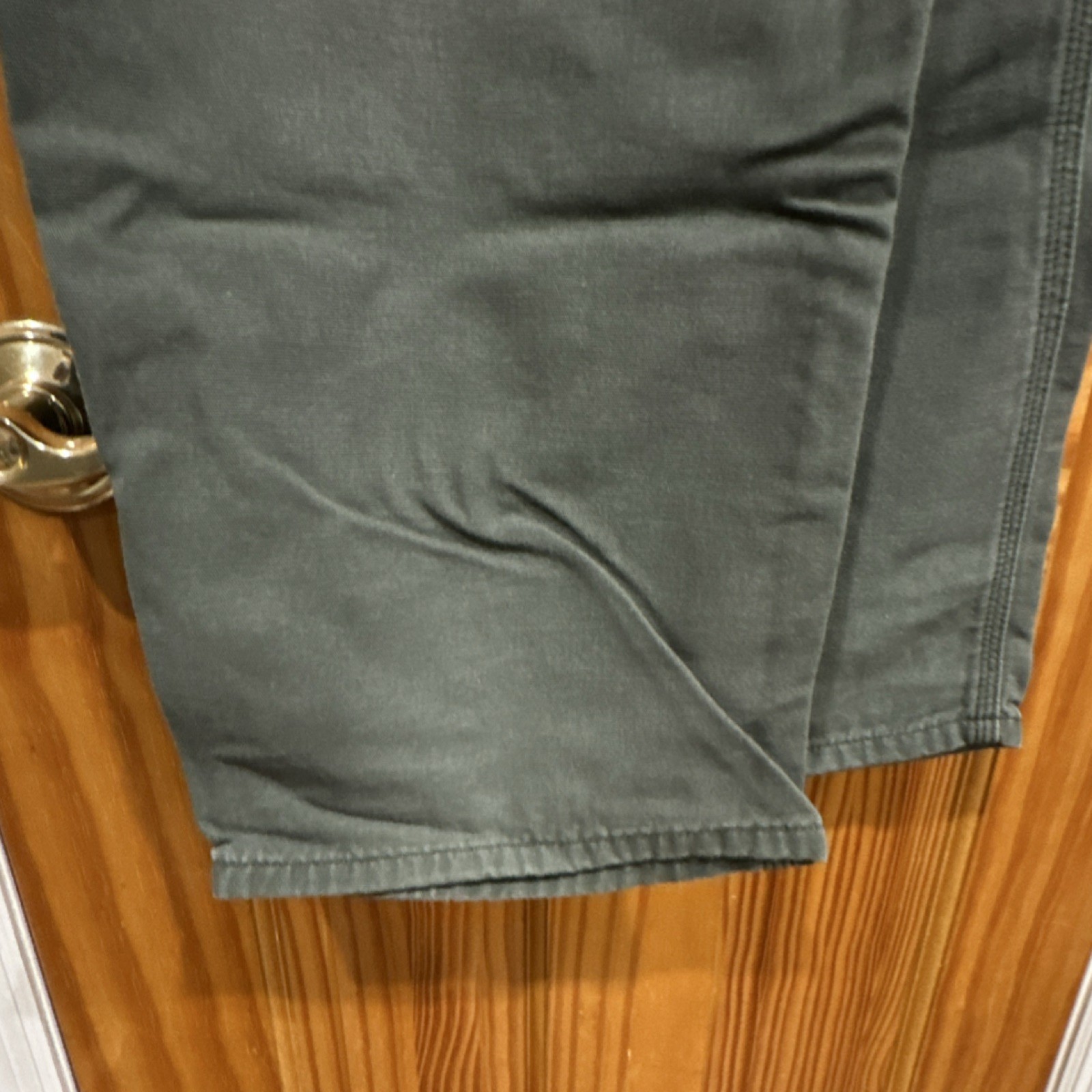 Carhartt Flame Resistant Original Fit Work Pants Green Men’s 36×32 FRB159-MOS