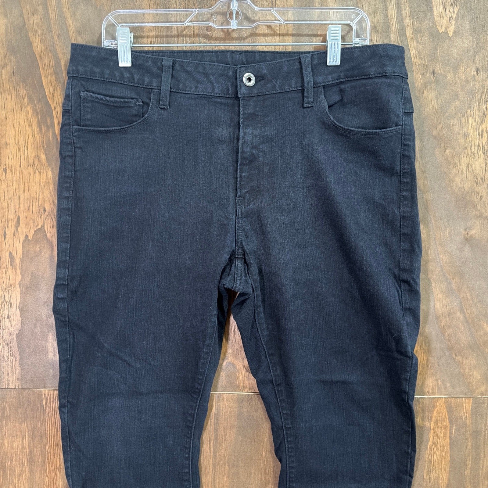 G Start Raw Womens Jeans Black Deconstruck High Rise Skinny Y2K 36×28 (35×26.5)