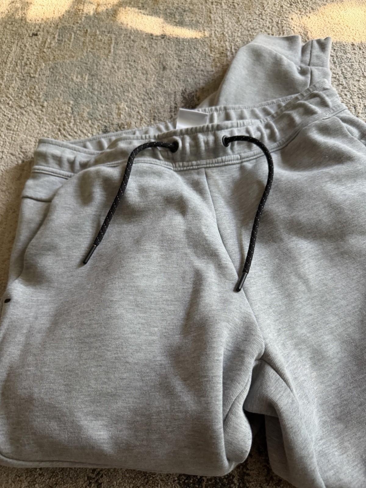 Nike Tech Joggers Men’s Small Grey Sweatpants Pants Athletic Tech Fleece