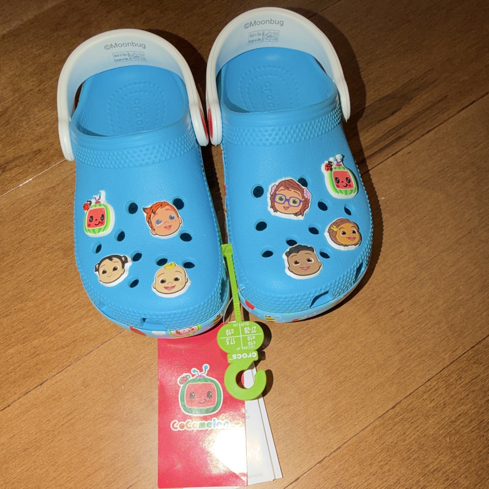 Crocs Cocomelon Kids Classic Clog Blue C10 US Kids 10 EU 27 to 28 New Tags