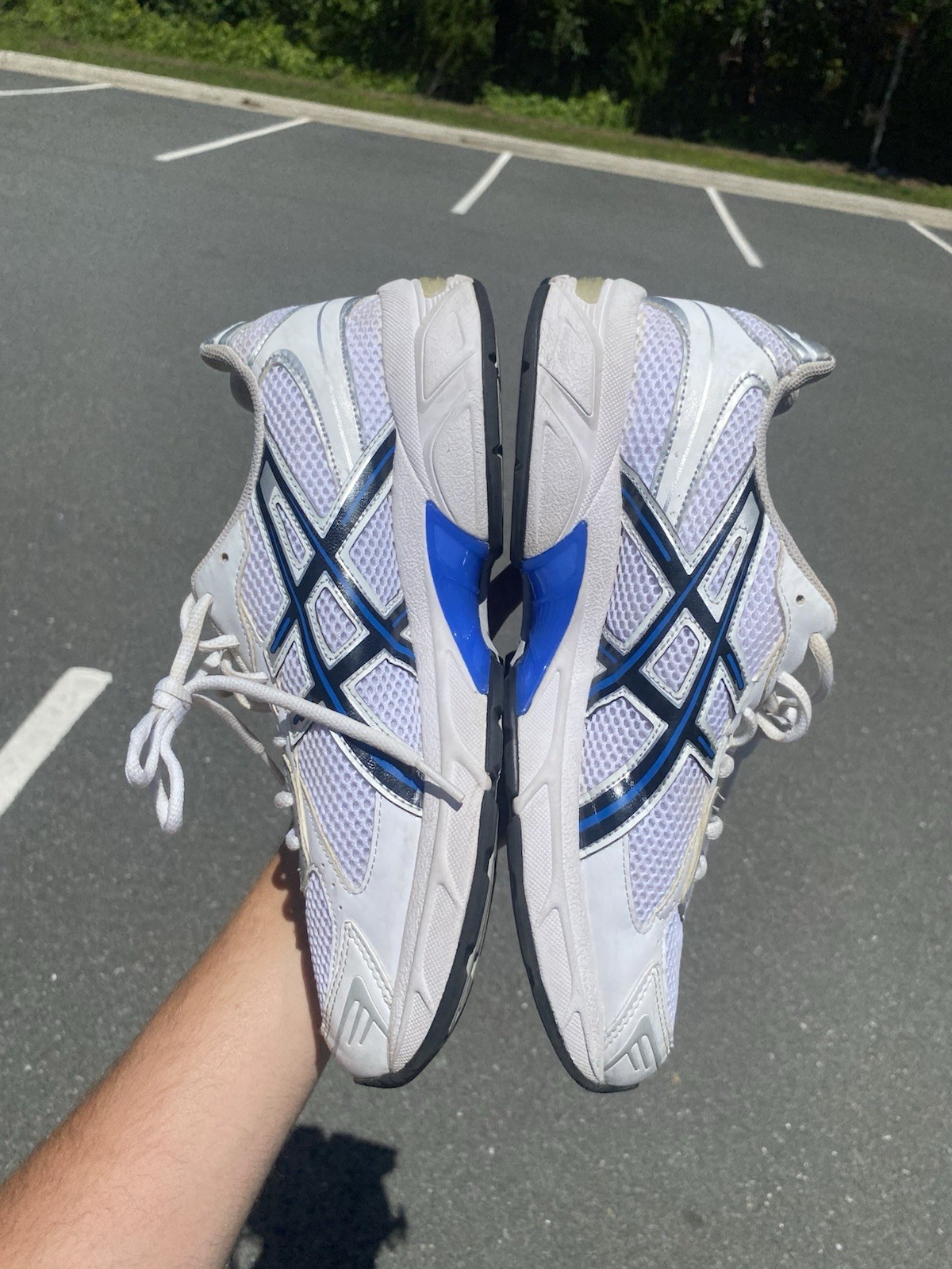 Size 11.5 – ASICS Gel 1130 White Tuna Blue