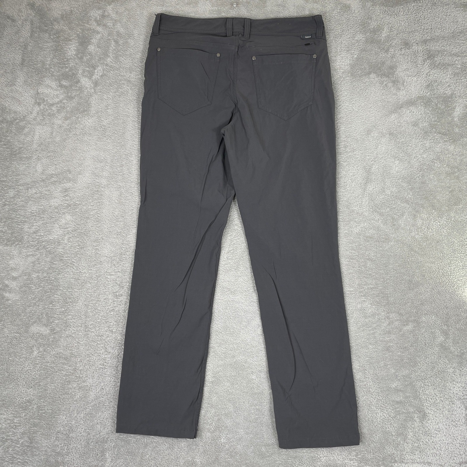 Toad&Co Rover 5 Pocket Lean Pant Mens 33×30 Grey Stretch Hiking Travel Gorpcore