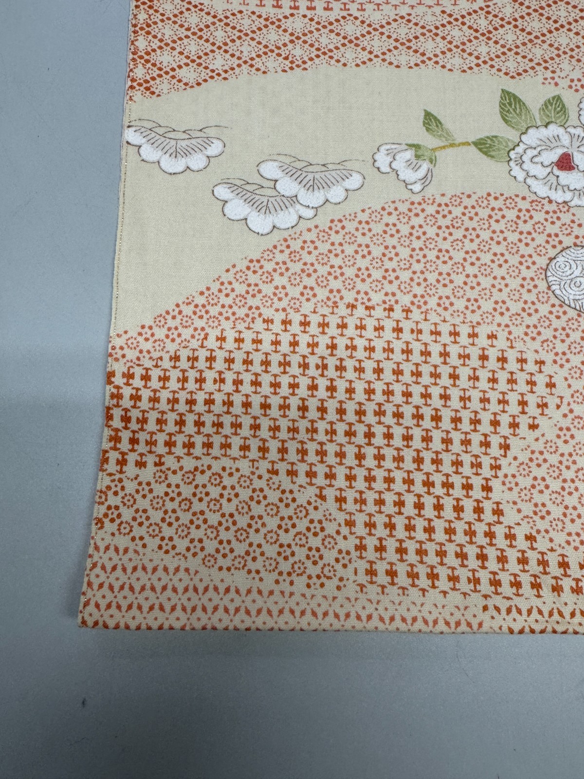Japanese Vintage Kimono Fabric cloth Boro Wool Pink tradition 35.4×14.5 in