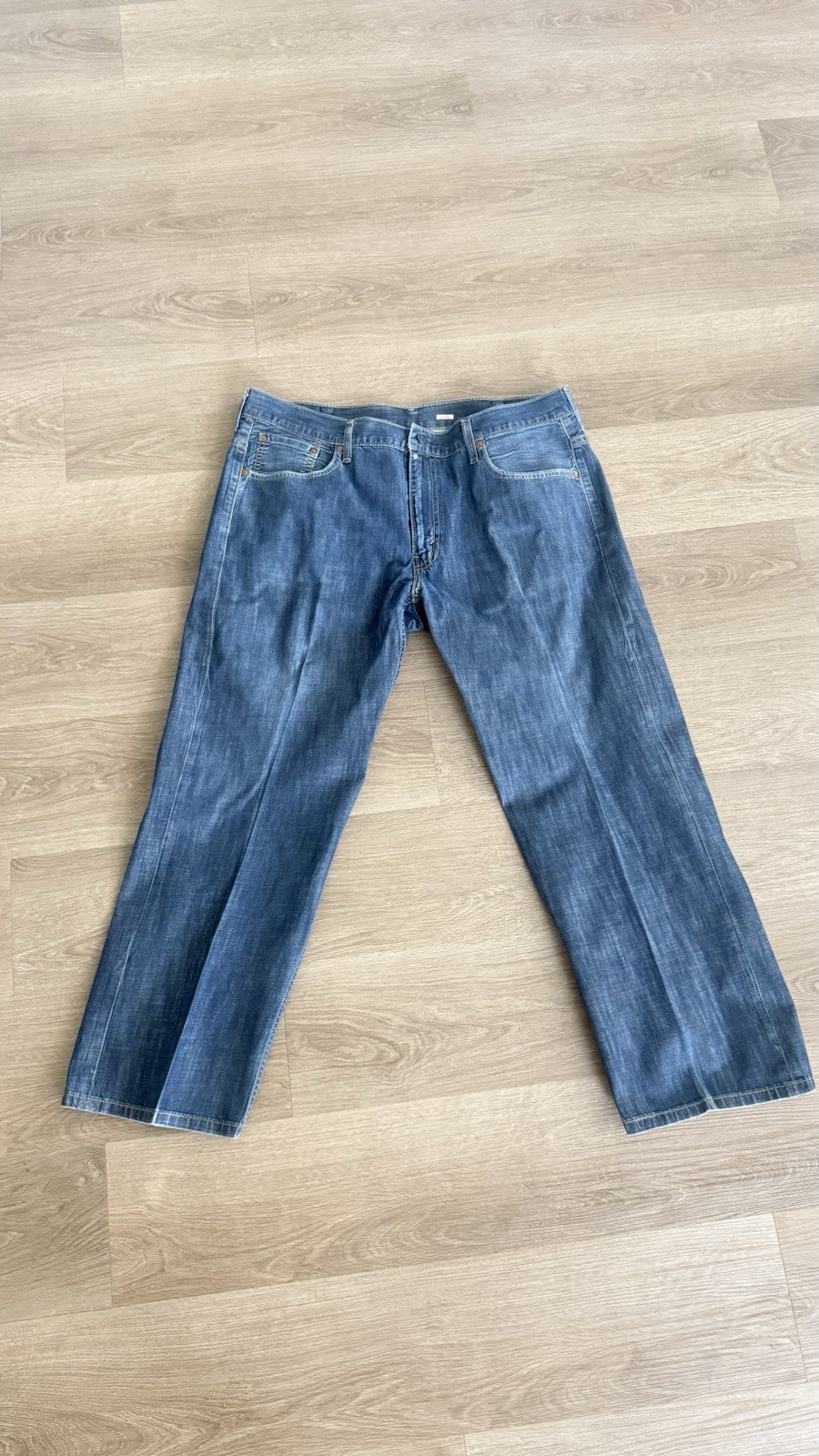 Levi’s 569 Loose Straight Leg Jeans Men’s Size 38×30 Blue Denim Relaxed Fit