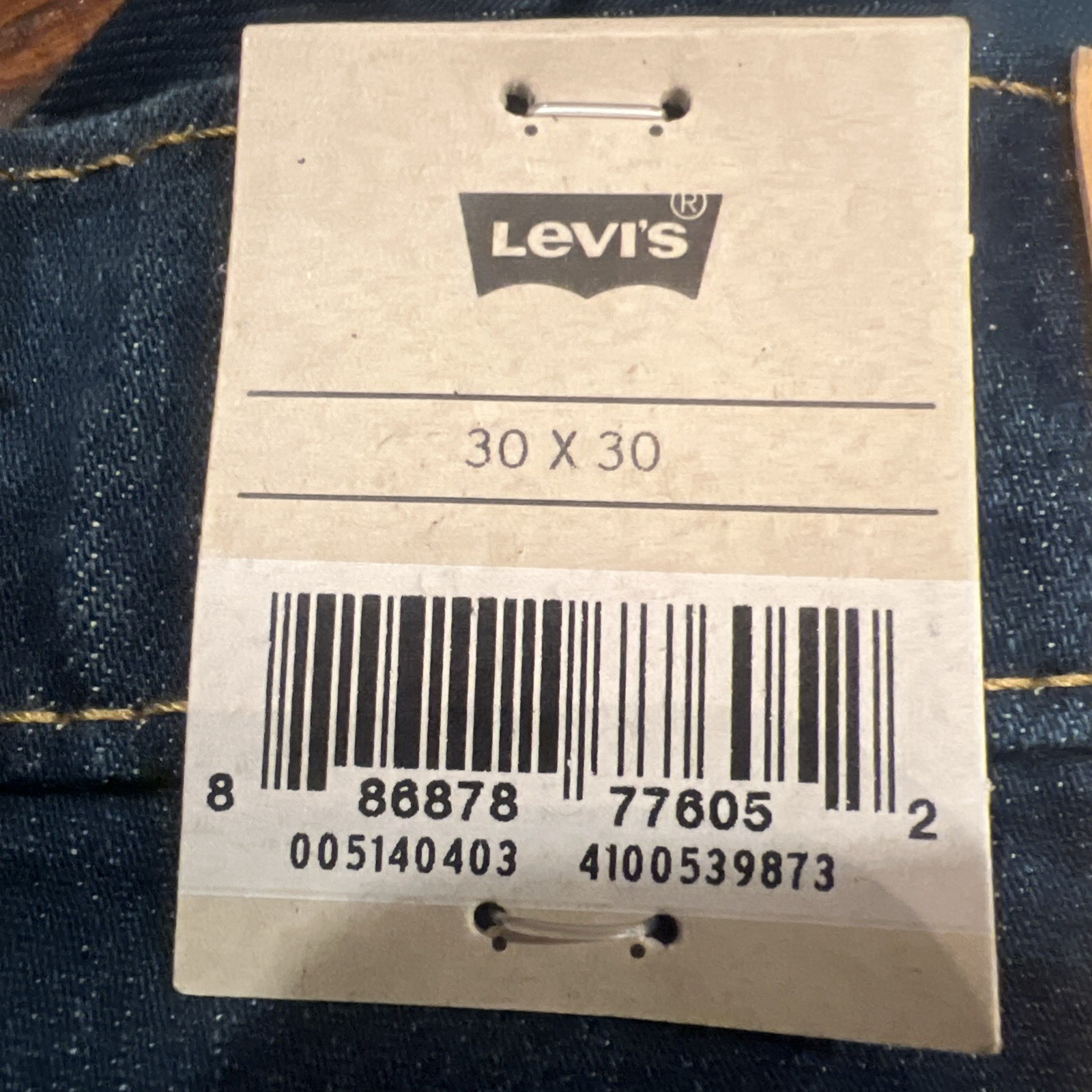 Levi’s Men’s 514 Straight Fit Jeans Midnight Stretch 30W x 30L 005140403