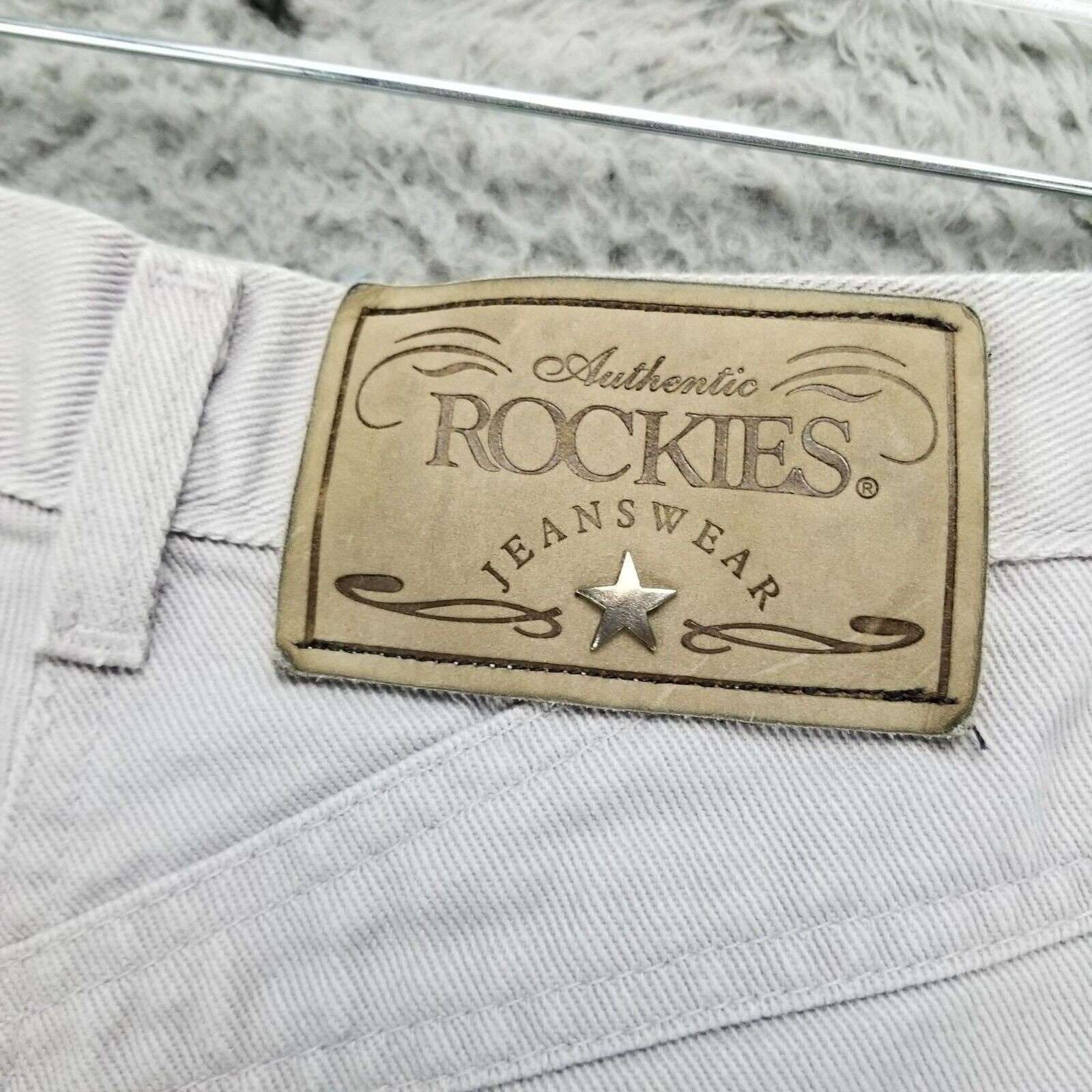 Rockies Jeans Womens 9 Tall Gray Cotton Denim Bootcut Vintage *Read*
