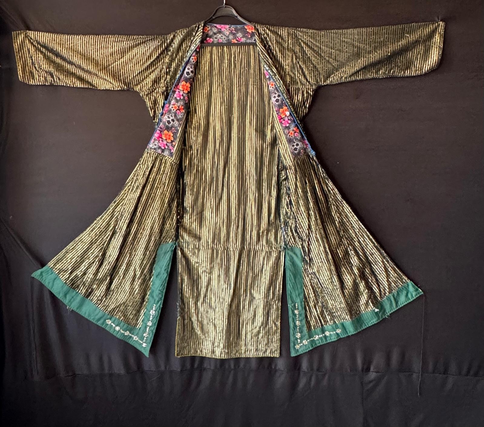 Antique Ottoman Turkish Costume,Anatolian Three Skirts, Antique Kaftan