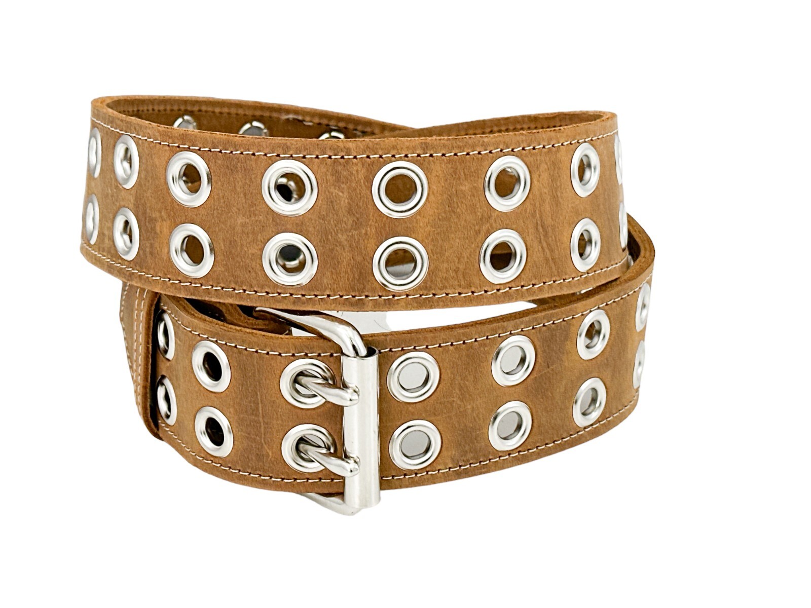 5MM THICK DOUBLE LEATHER EYELET GROMMET WORK BELT CONSTRUCTION SPORTS HEAVY