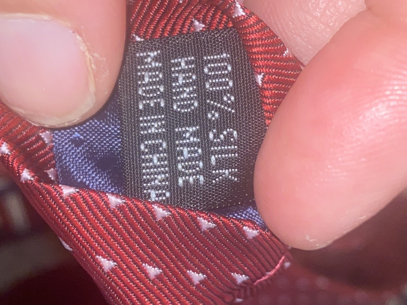 WeiShang Paul Fredrick Red White Blue Men’s Necktie Lot Patriotic USA Silk
