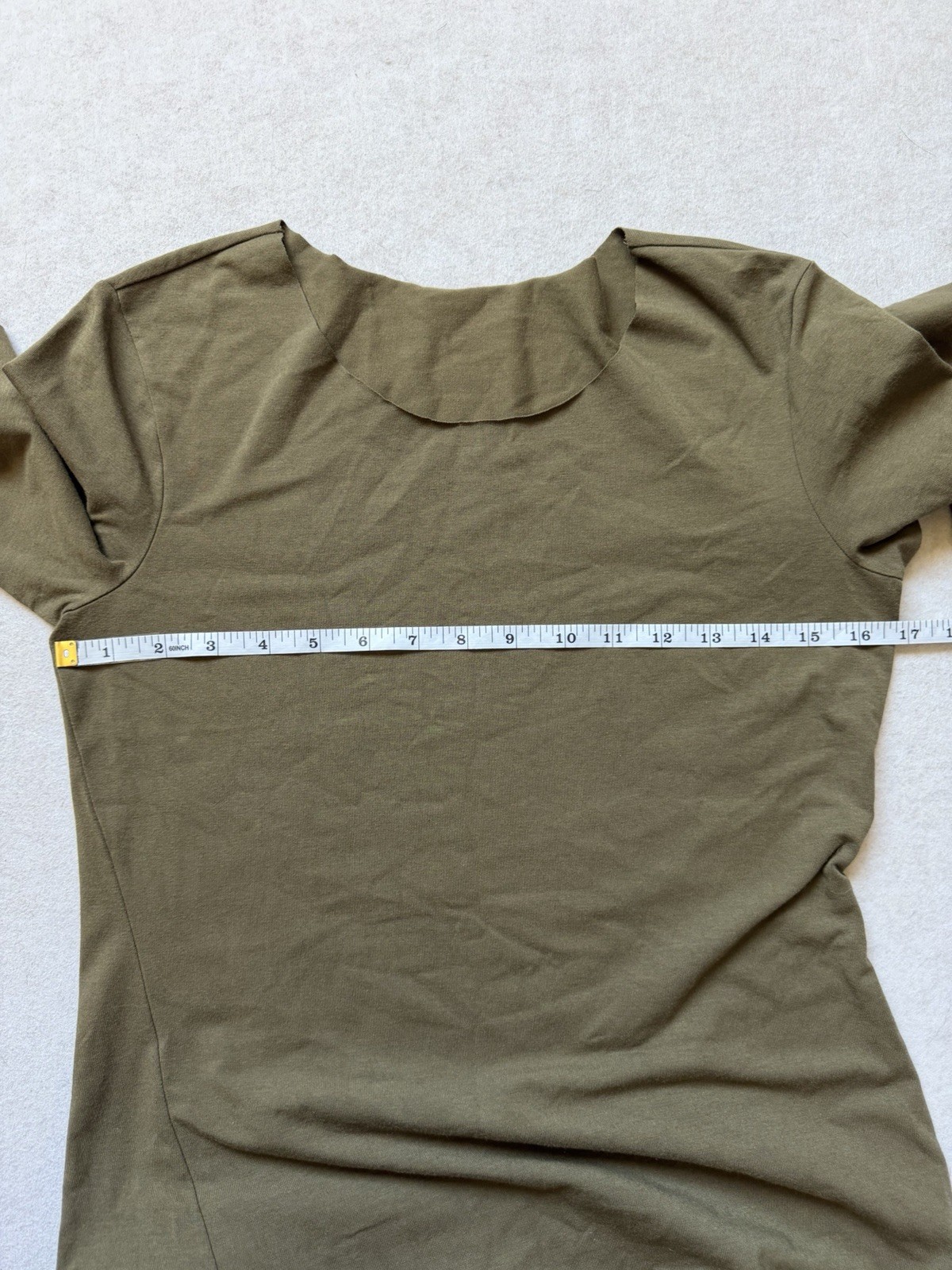 Theory Ranmire Olive Green Ribbed Knit Button Side Slit Midi Dress Medium M