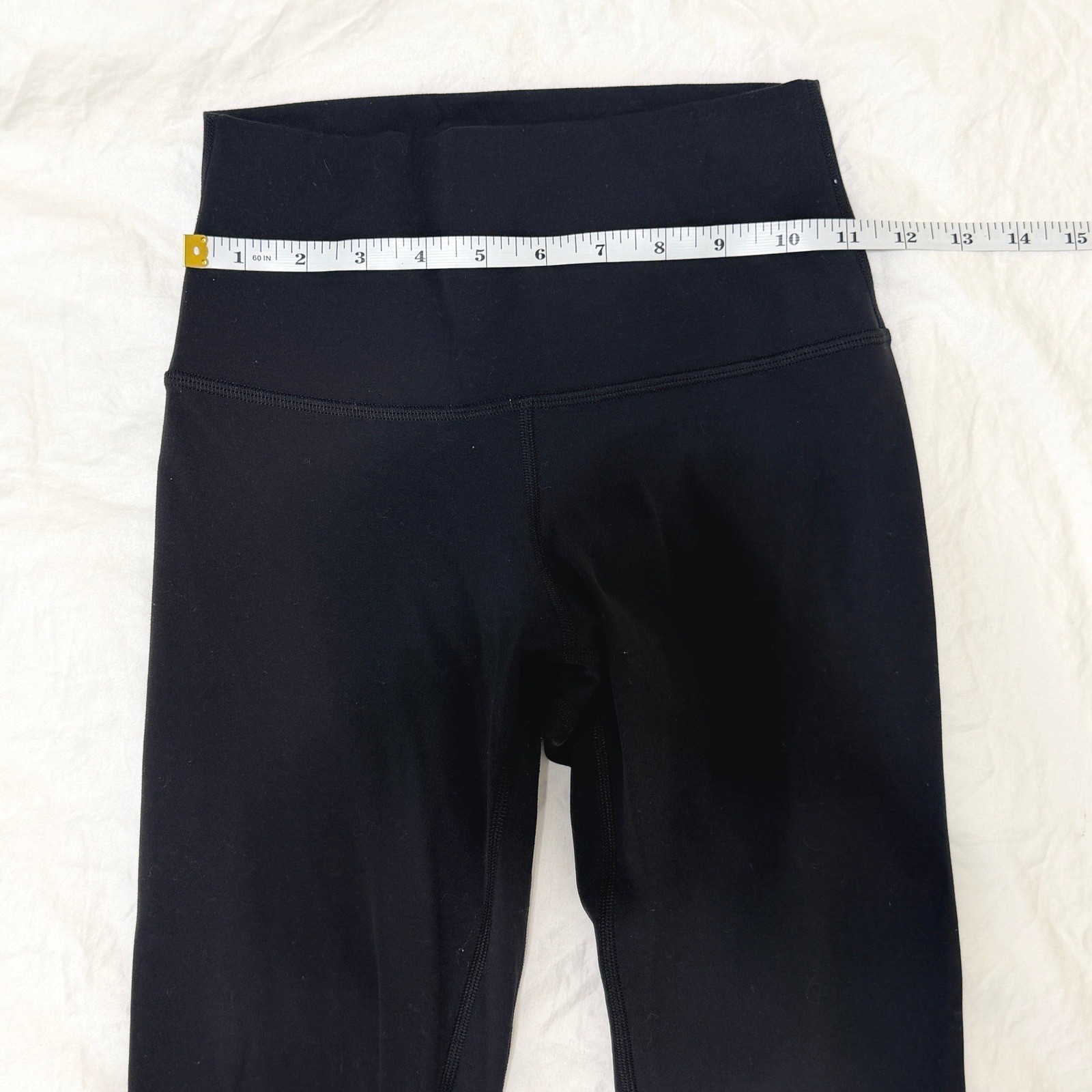 Lululemon Align Pant 28″ Black Yoga Leggings LW5CTES Size 4- FLAWED