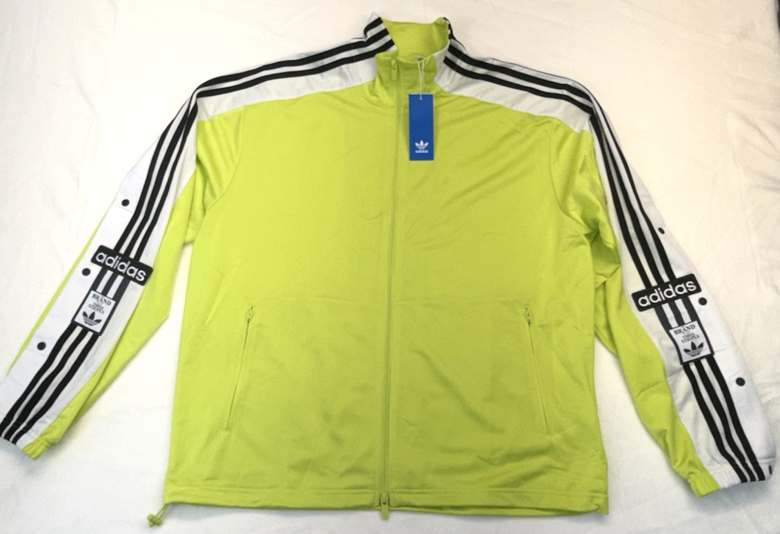 ADIDAS Men’s Originals MEGABREAK ADIBREAK Track Jacket Size M Bahia Glow JN0811
