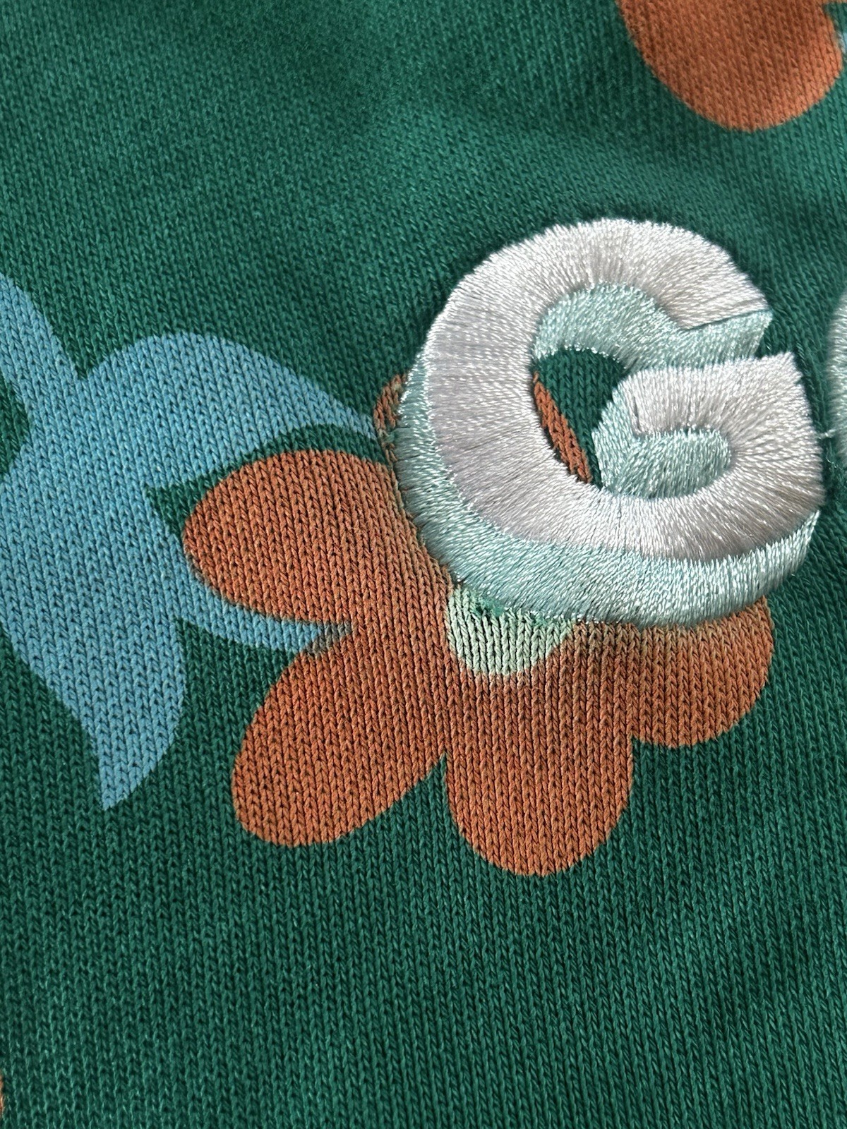 GOLF WANG FW 17 Green/Orange Find Some Time Crewneck Mens Large (READ DESC)
