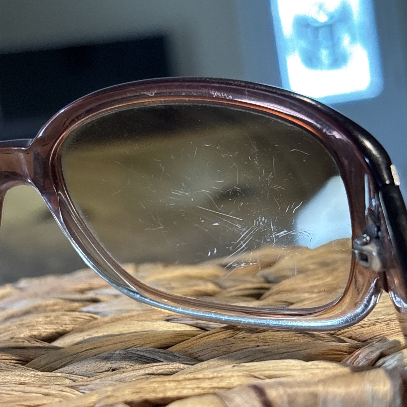 Ralph Lauren 7562 Sunglasses, Wine brown fade plastic frame, 115 mm arms