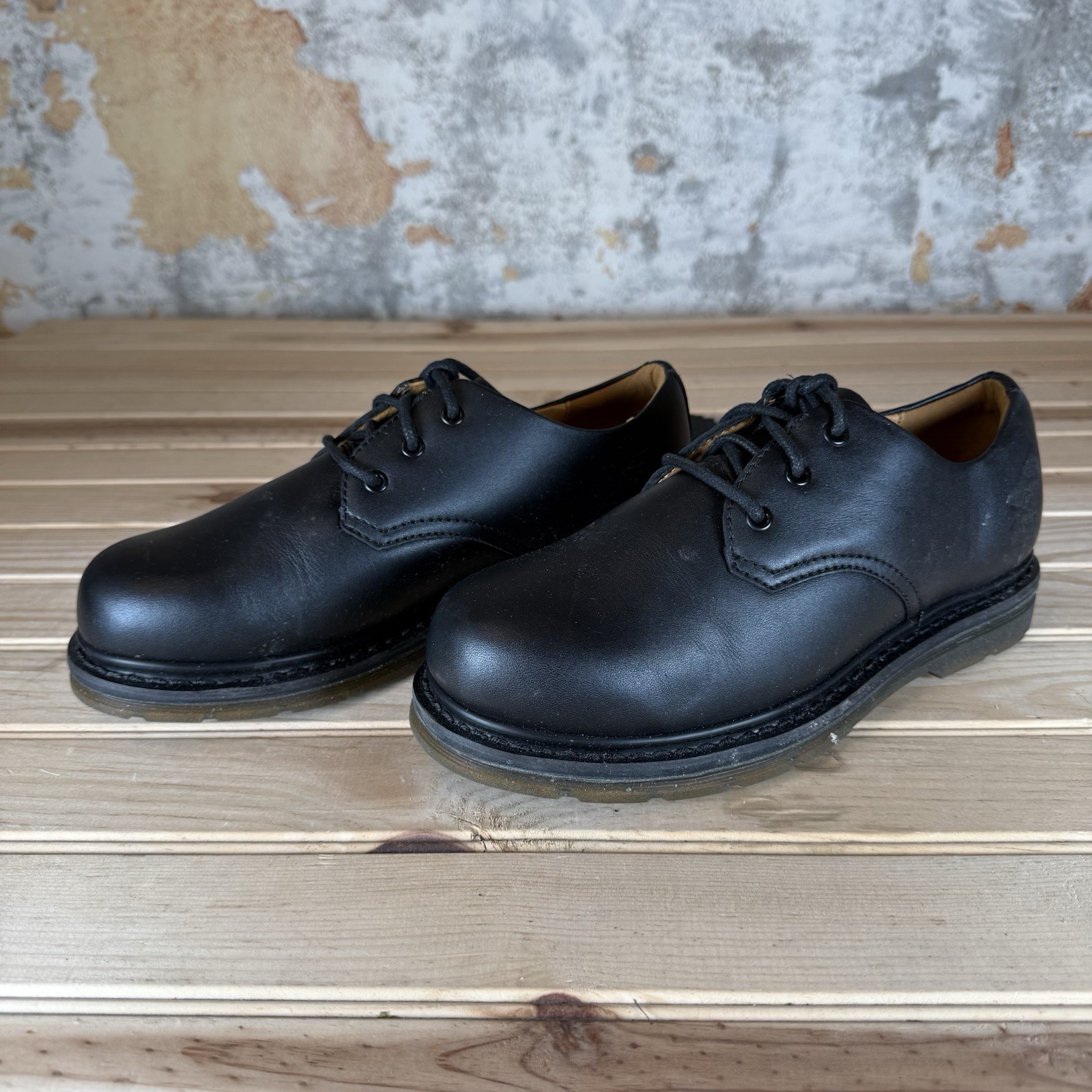 Shoes For Crews MOZO Minetta Oxford Gum Sole Leather Size 6M 7.5W Lace Up