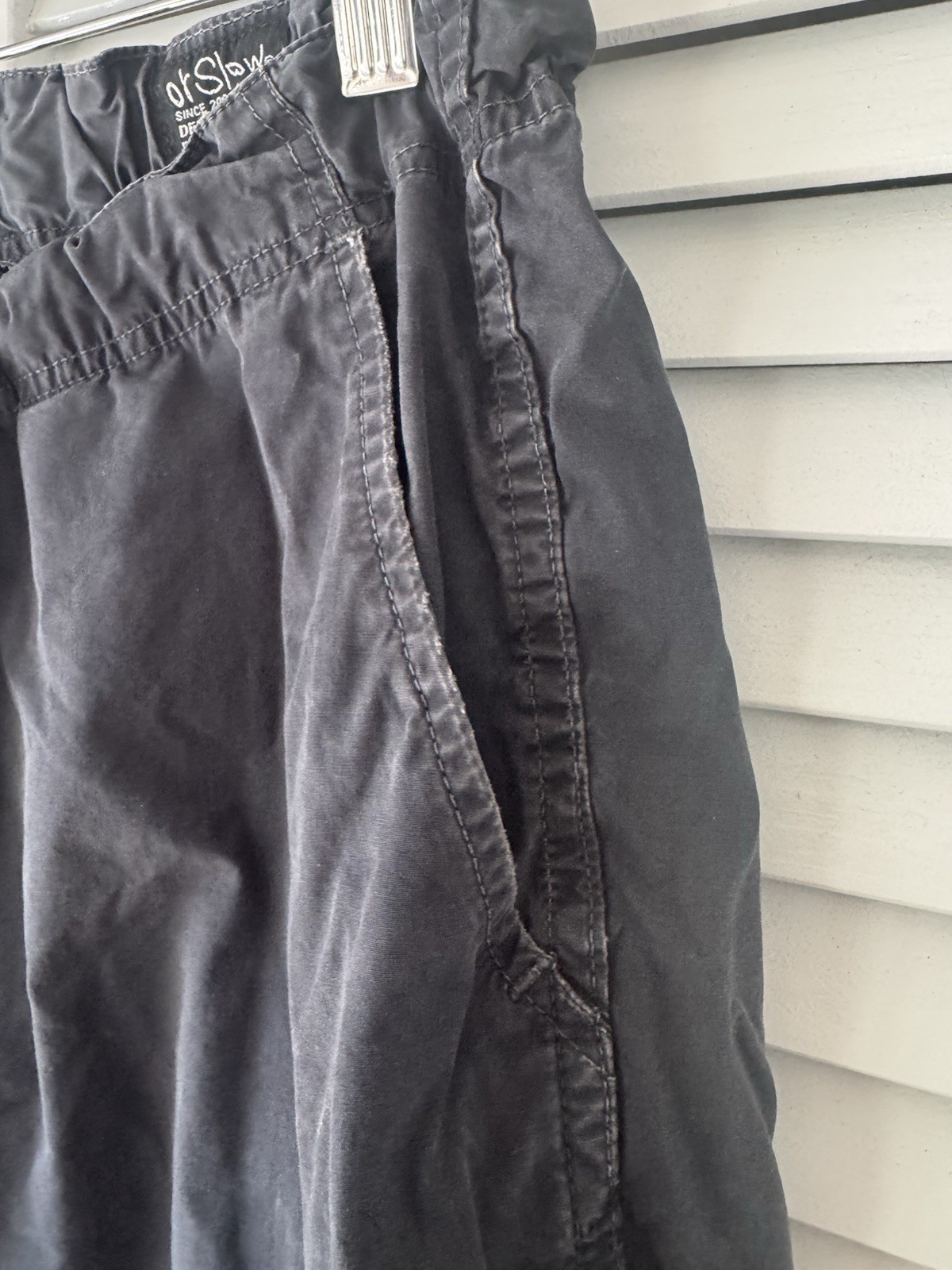 orslow Japan New Yorker Pants Typewriter Cloth Black 3 M Used No Drawcord